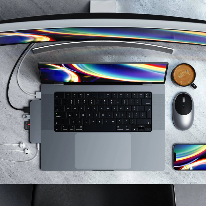 Satechi Pro Hub Max USB-C PRO PD対応 ハブアダプター (MacBookPro Air M1 M2 M3 M4対応)