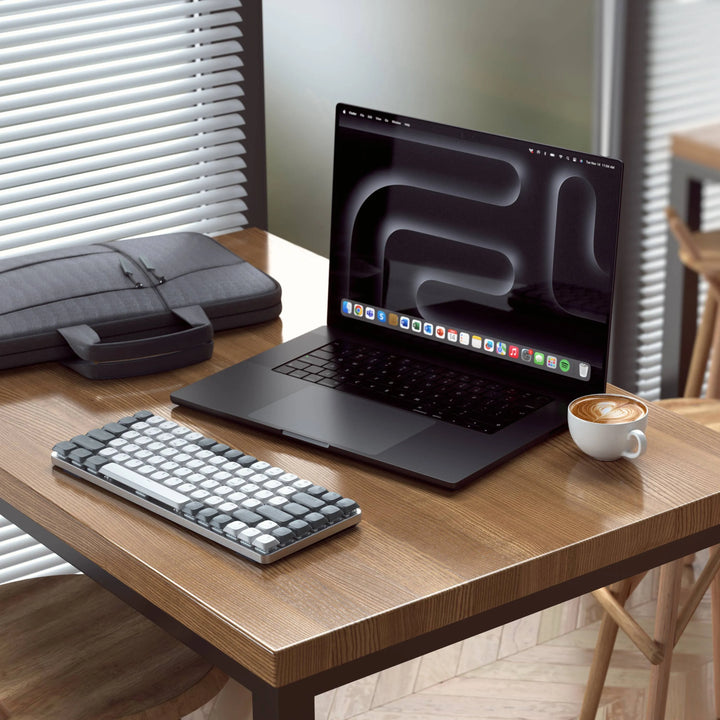 Satechi SM1 Slim Mechanical Backlit Bluetooth Keyboard US Layout テンキーレス タクタイル 茶軸 キーボード 英語配列 薄型メカニカルキーボード Win Mac対応