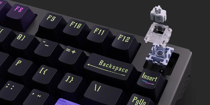 VXE ATK RS7 PRO 75% 英語配列 有線 ラピッドトリガー対応 テンキーレス ゲーミングキーボード Windows Mac対応