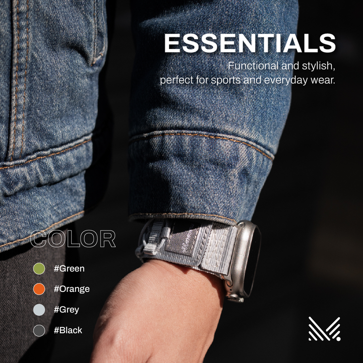 MONOCOZZI Apple Watch 49 / 46 / 45 / 44mm ESSENTIALS Nylon Strap アップルウォッチバンド