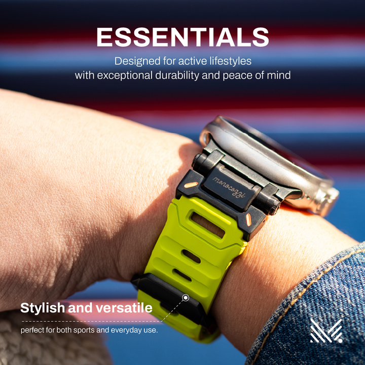 MONOCOZZI Apple Watch 49 / 46 / 45 / 44mm ESSENTIALS Rubber Strap アップルウォッチバンド