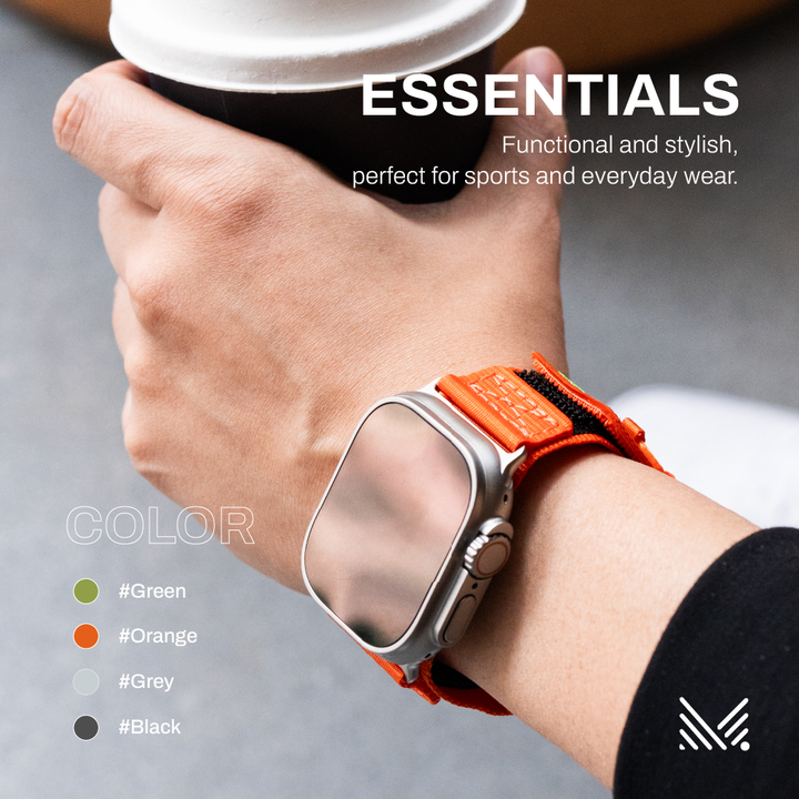 MONOCOZZI Apple Watch 49 / 46 / 45 / 44mm ESSENTIALS Nylon Strap アップルウォッチバンド