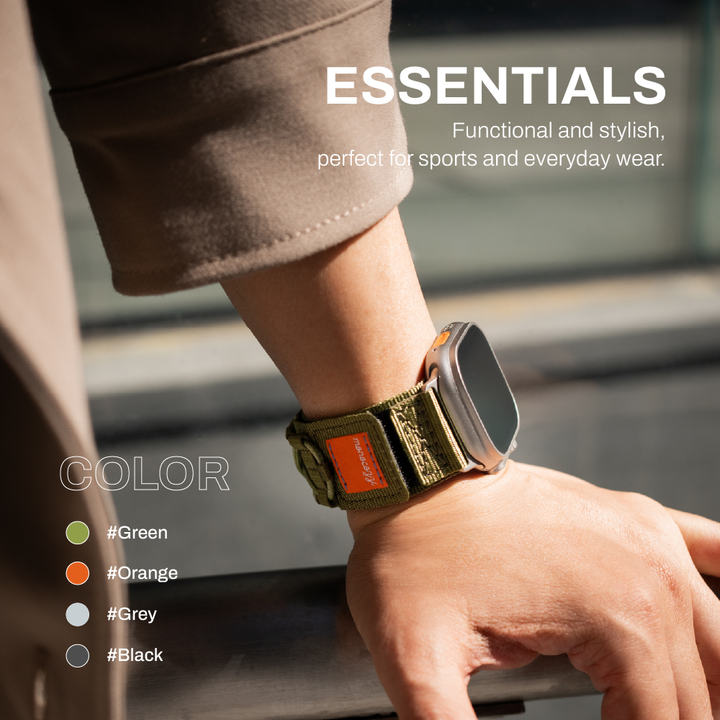 MONOCOZZI Apple Watch 49 / 46 / 45 / 44mm ESSENTIALS Nylon Strap アップルウォッチバンド