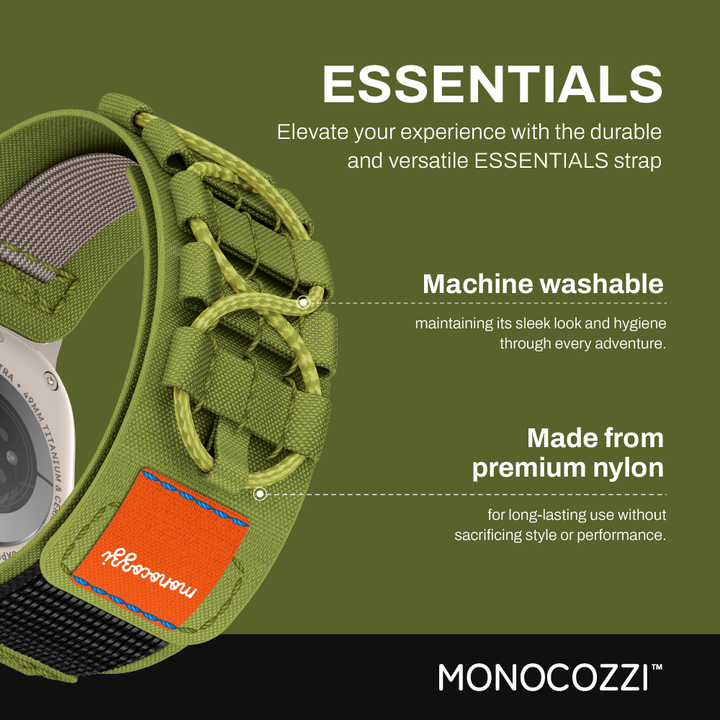 MONOCOZZI Apple Watch 49 / 46 / 45 / 44mm ESSENTIALS Nylon Strap アップルウォッチバンド