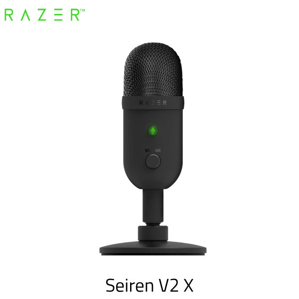 Razer Seiren V2 X スーパーカーディオイド集音 配信向け USB 25mm コンデンサーマイク