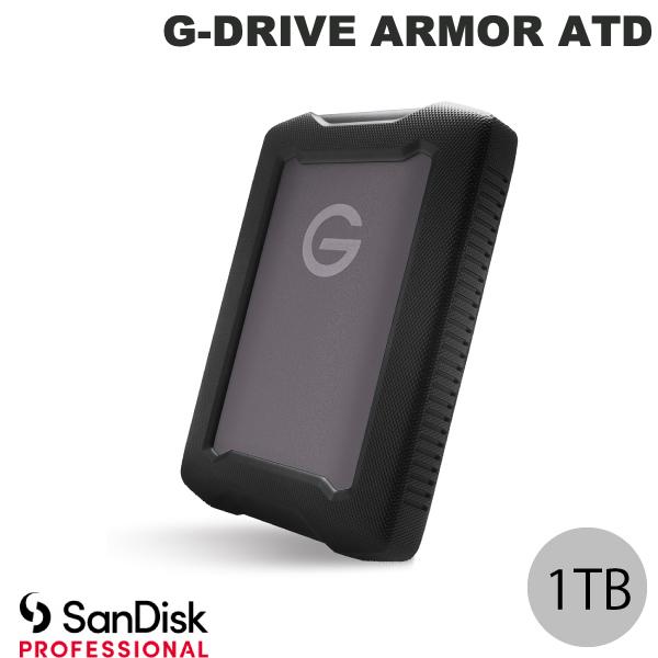 Sandisk Professional G-DRIVE Armor ATD USB 3.2 Gen1対応 ポータブルHDD SPACE GREY