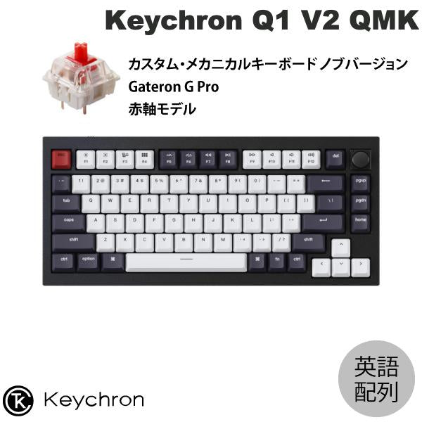 Keychron Q1 V2 QMK 有線 テンキーレス ホットスワップ Gateron G Pro ...