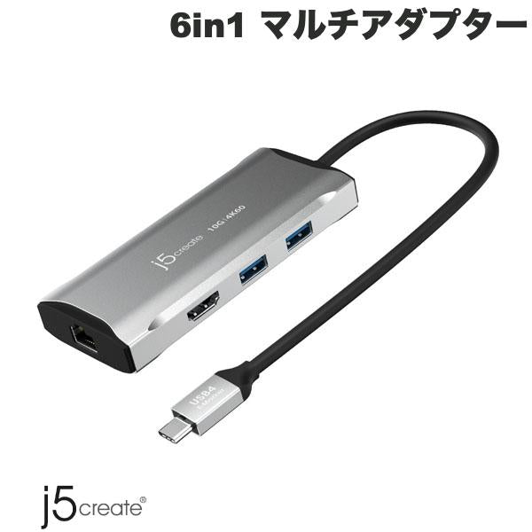 j5 Create USB3.2 MSTUSB-C 11in1マルチアダプター スペースグレー JCD397 1個
