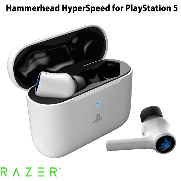 Razer Hammerhead HyperSpeed for PlayStation 5 完全ワイヤレス Bluetooth 5.2  ゲーミングイヤホン