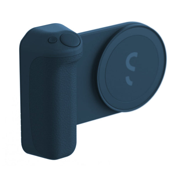 SHIFTCAM SnapGrip MagSafe対応 3200mAh モバイルバッテリー内蔵カメラグリップ Qiワイヤレス充電対応  MagSafe非搭載スマホ用マグネットステッカー付属