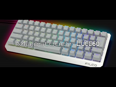 FILCO Majestouch LUCE60 有線 60% ゲーミングキーボード |  ホットスワップ対応 | 日本語配列(かななし) | 英語配列 | RGBバックライト