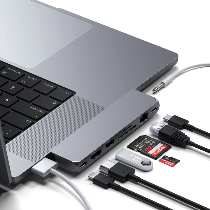 Satechi Pro Hub Max USB-C PRO PD対応 ハブアダプター (MacBookPro Air M1 M2 M3 M4対応)