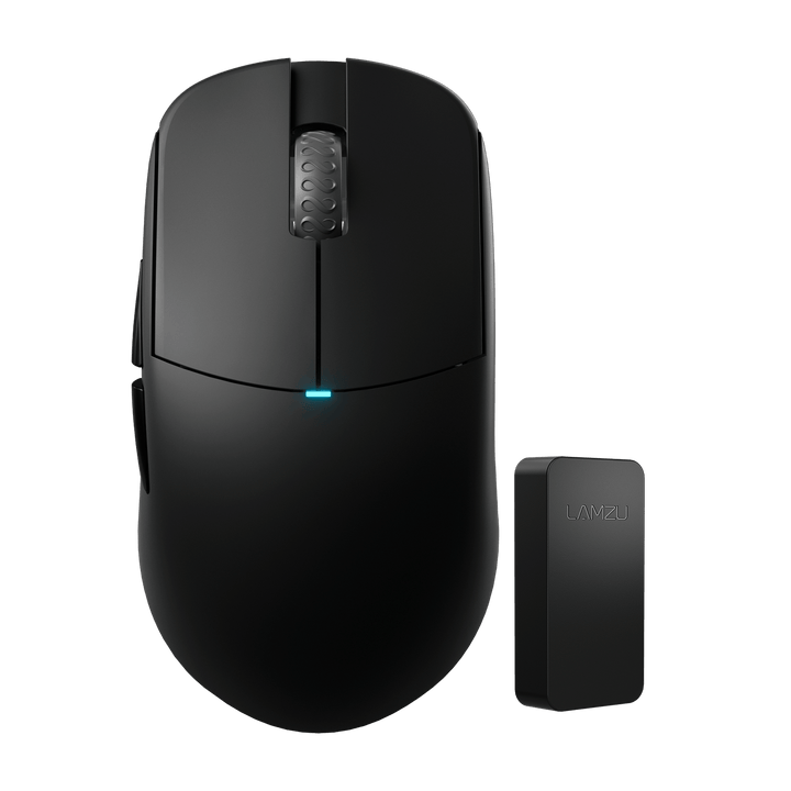 LAMZU Atlantis Mini 4K 4Kレシーバー付属 超軽量 約51g ワイヤレスゲーミングマウス Charcoal Black