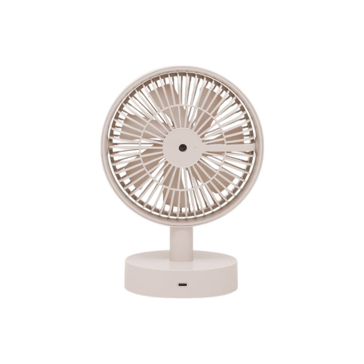 ELAiCE iFan Puro 25 自動首振り機能付き コードレスデスクファン アイボリー  ポータブル扇風機  暑さ対策