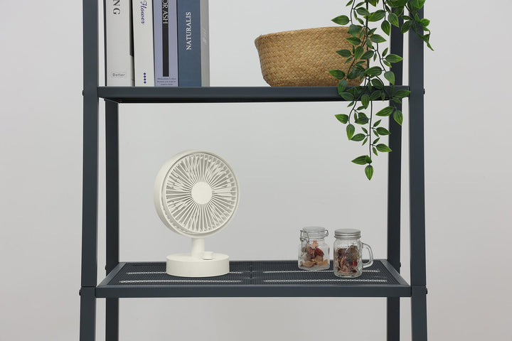 ELAiCE iFan Puro 25 自動首振り機能付き コードレスデスクファン アイボリー  ポータブル扇風機  暑さ対策