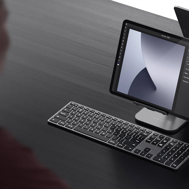 Satechi Slim X3 Bluetooth Backlit Keyboard US Layout 薄型フルサイズ キーボード 英語配列 Win Mac対応
