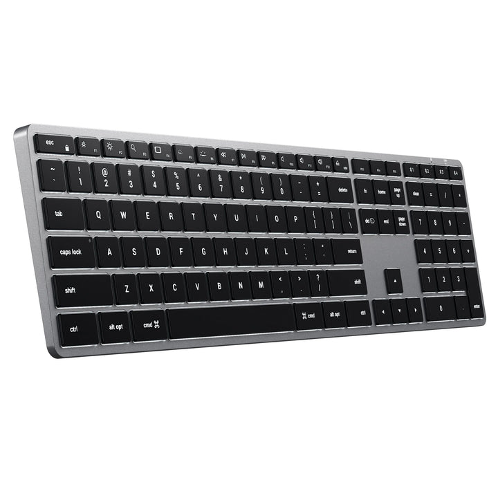 Satechi Slim X3 Bluetooth Backlit Keyboard US Layout 薄型フルサイズ キーボード 英語配列 Win Mac対応