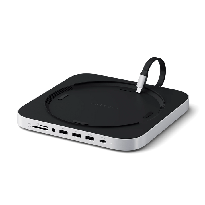 Satechi Stand & Hub for Mac Mini Studio with NVMe SSD Enclosure NVMe対応(2280/2260/2242mm)外付けケース スタンド&ハブ