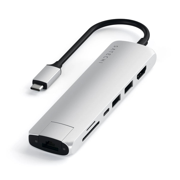 Satechi 6-in-1 USB-C Slim Multiport Adapter PD対応 スリムマルチポートアダプター