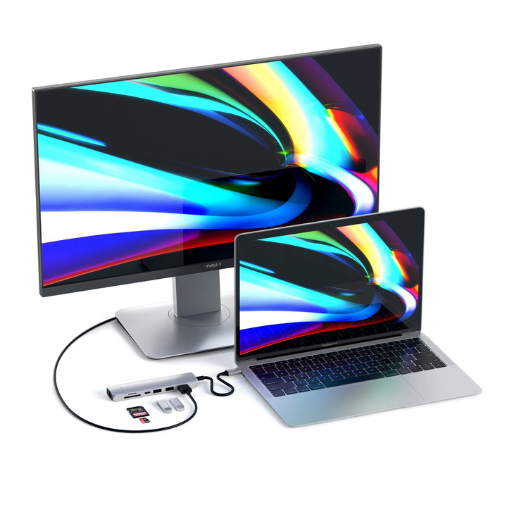 Satechi 6-in-1 USB-C Slim Multiport Adapter PD対応 スリムマルチポートアダプター