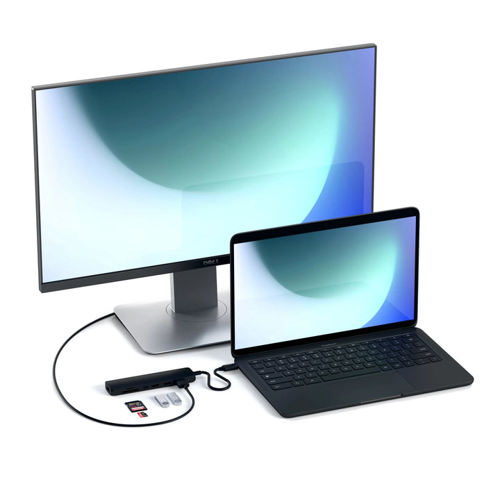 Satechi 6-in-1 USB-C Slim Multiport Adapter PD対応 スリムマルチポートアダプター