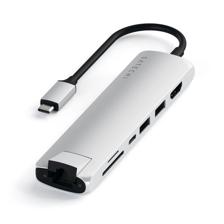 Satechi 6-in-1 USB-C Slim Multiport Adapter PD対応 スリムマルチポートアダプター