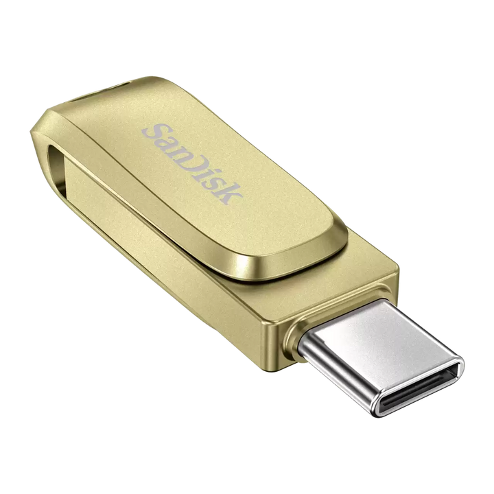 SanDisk Ultra Dual Drive Luxe USB3.1 Type-A&C USBメモリー フラッシュドライブ ゴールド パッケージ iPhone iPad対応