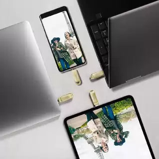 SanDisk Ultra Dual Drive Luxe USB3.1 Type-A&C USBメモリー フラッシュドライブ ゴールド パッケージ iPhone iPad対応