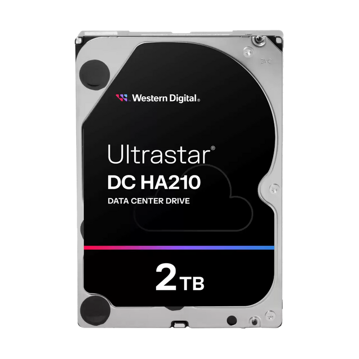 Western Digital HGST Ultrastar DC HA210 3.5インチ 内蔵HDD  SATA 6Gb/s 7200rpm 128MB データセンター用ドライブ
