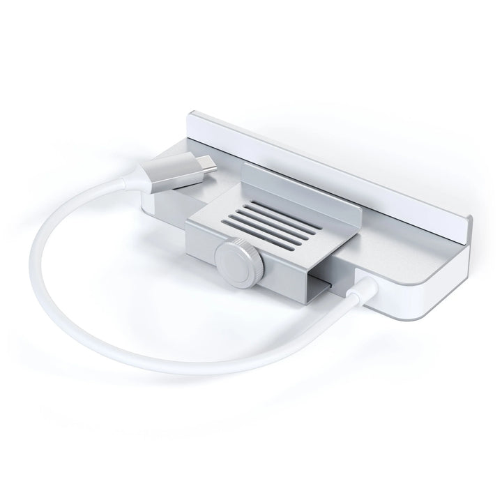 Satechi USB-C Clamp Hub for 24" iMac クランプハブ iMac 24インチ用 (2021/2023) USB-C データポート USB-Ax3ポート Micro/SDカードリーダー USBハブ