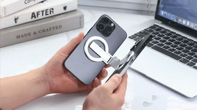 asStylish Twins Carry Stand 2台の端末を連結 手帳型 スマホスタンド スマートフォンキャリースタンド