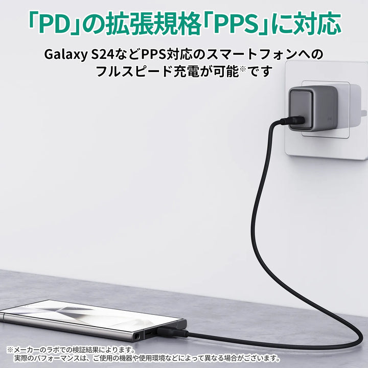 AUKEY USB充電器 Comet 45W PD対応 折りたたみ式 USB-C 1ポート グレー