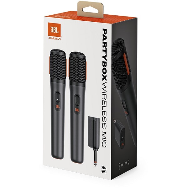 JBL PartyBox Wireless Mic 2本セット/2.4GHz JBL PARTYBOX WIRELESS MIC バッテリー内蔵 2.4GHz ワイヤレス