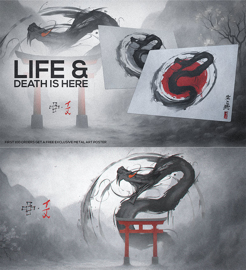 TJ Exclusives Cerapad KIN X Life & Death Large 505x405mm ハードマウスパッド