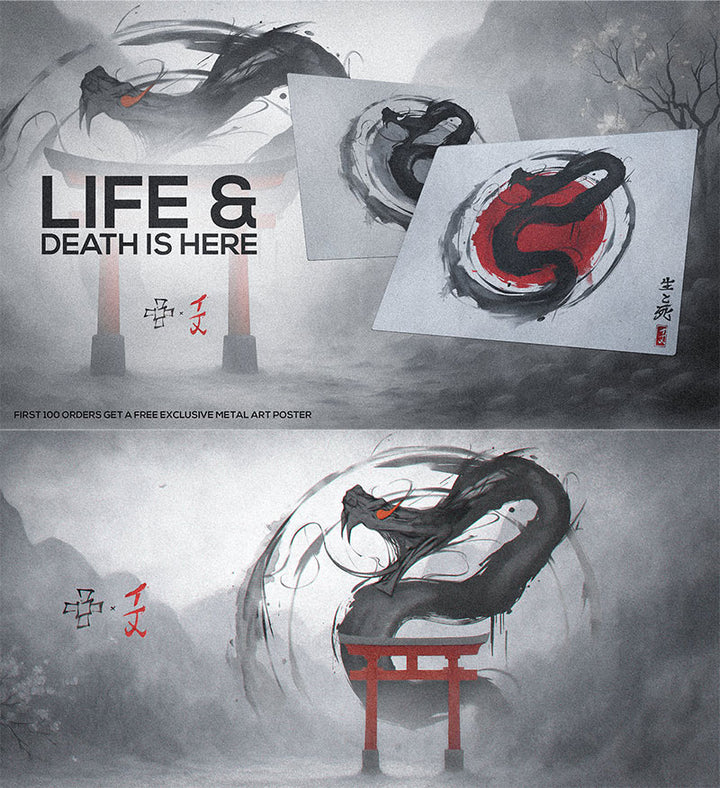 TJ Exclusives Cerapad KIN X Life & Death Large 505x405mm ハードマウスパッド