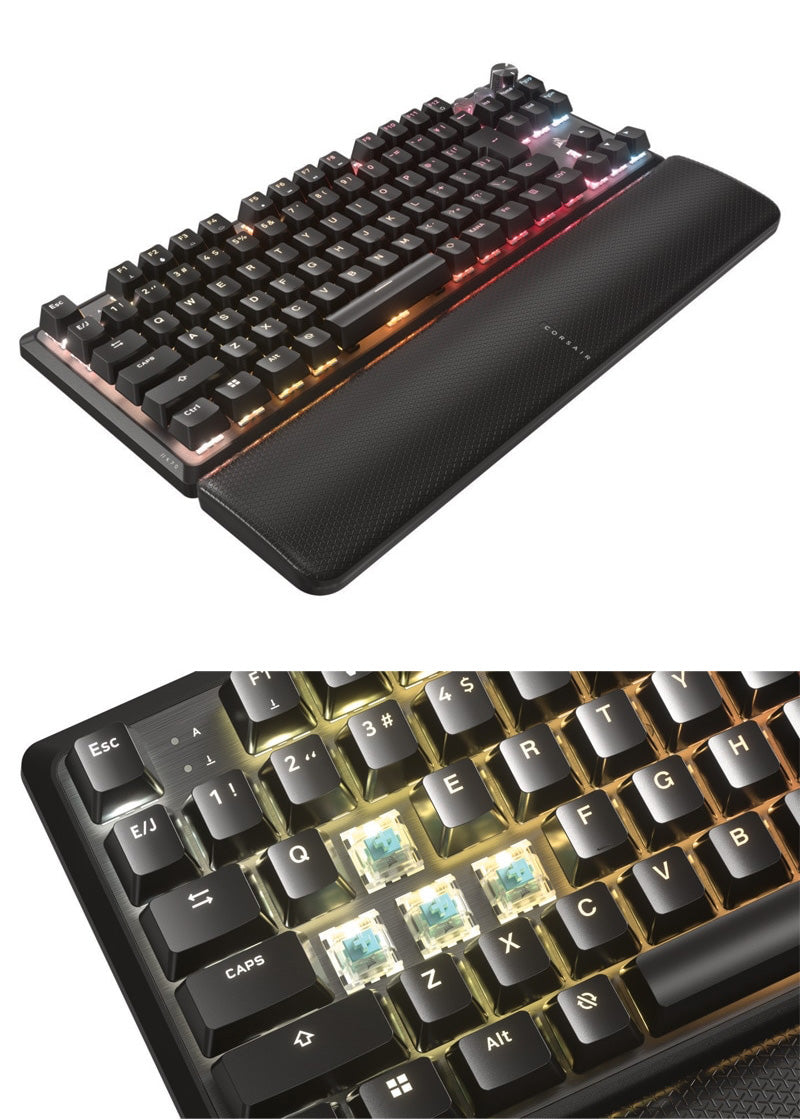 Corsair K70 PRO TKL-MGX v2 日本語配列 カナなし 有線 テンキーレス 高性能ホール効果 プログラム可能ゲーミングキーボード