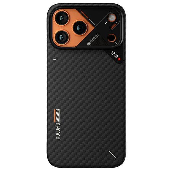 AULUMU iPhone 17 シリーズ クールアラミド MagSafe対応ケース ブラック