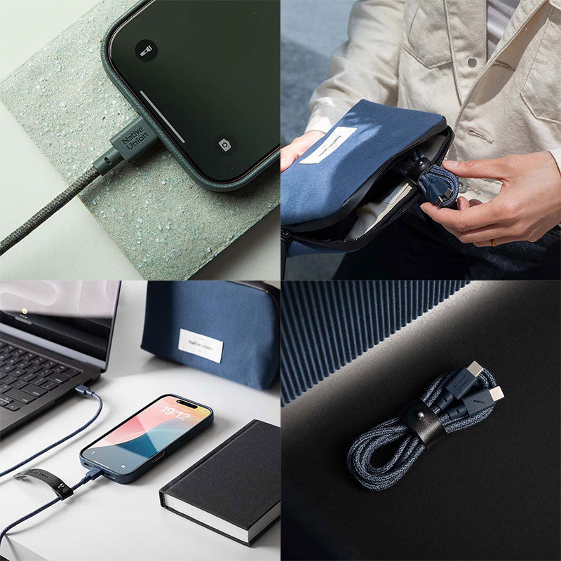 Native Union Belt Cable 1.2m USB-C to USB-C ケーブル PD対応