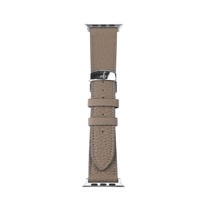 ABBI SIGNATURE Apple Watch 本革 交換ベルト シュランケンカーフバンド 日本製 for 49/46/45/44mm (Ultra2/1,Series10-1,SE)