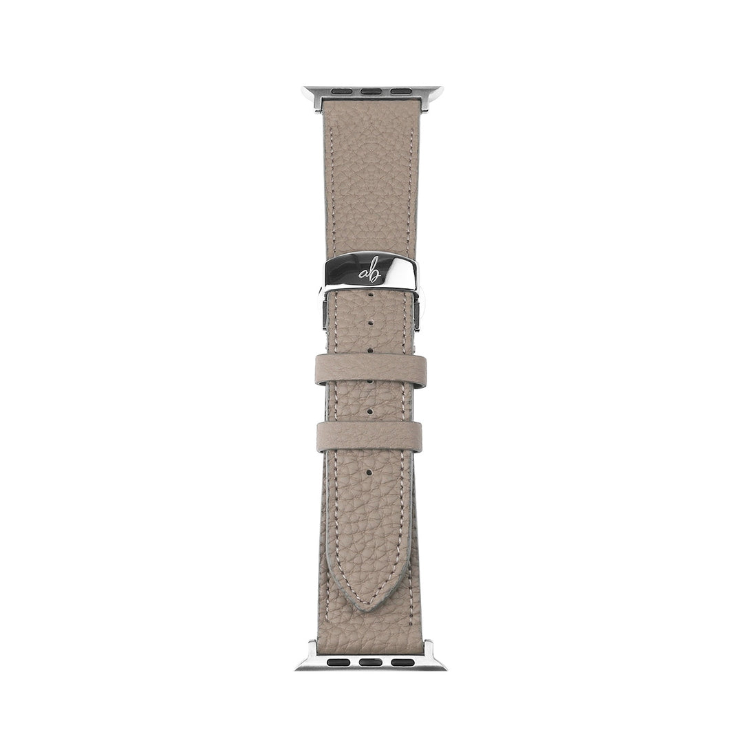 ABBI SIGNATURE Apple Watch 本革 交換ベルト シュランケンカーフバンド 日本製 for 49/46/45/44mm (Ultra2/1,Series10-1,SE)