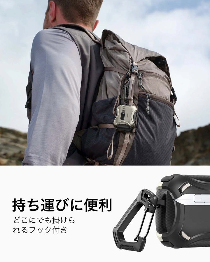 ESR AirPods Pro 3 Cyber MagSafe対応 フリックロックケース