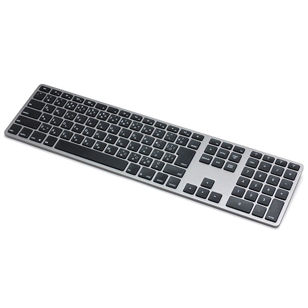 Matias Wireless Aluminum Keyboard Mac用 日本語配列 Bluetooth フルサイズ キーボード
