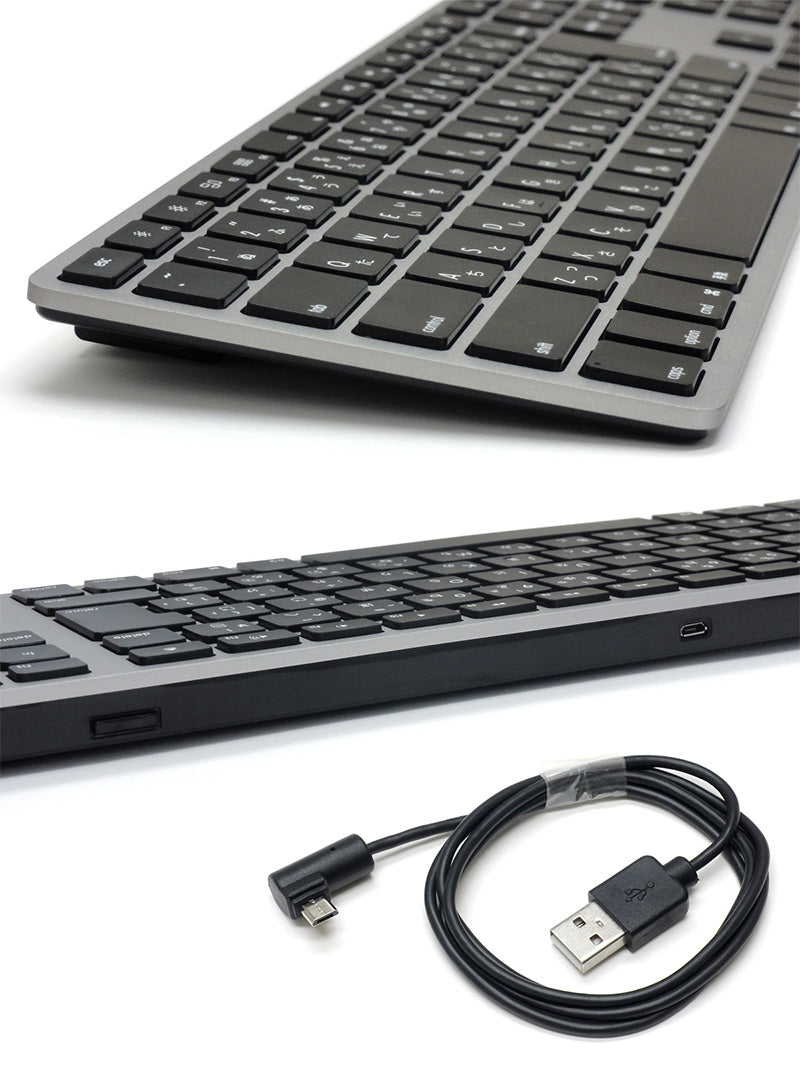 Matias Wireless Aluminum Keyboard Mac用 日本語配列 Bluetooth フルサイズ キーボード