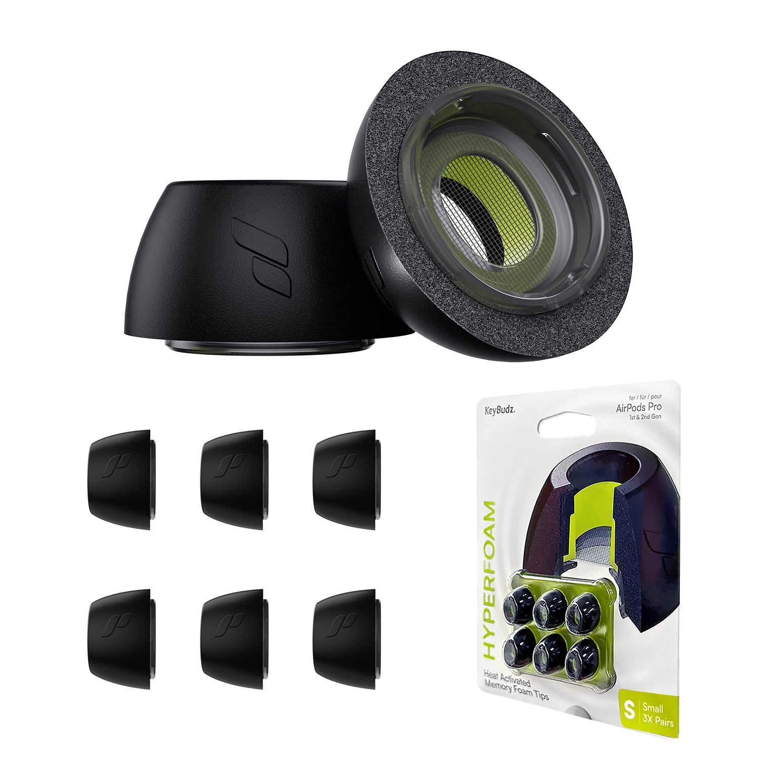 AirPods Pro2［美品］ keyBudz AirPods Pro HYPERFOAM イヤーチップ AirPods Pro 第2