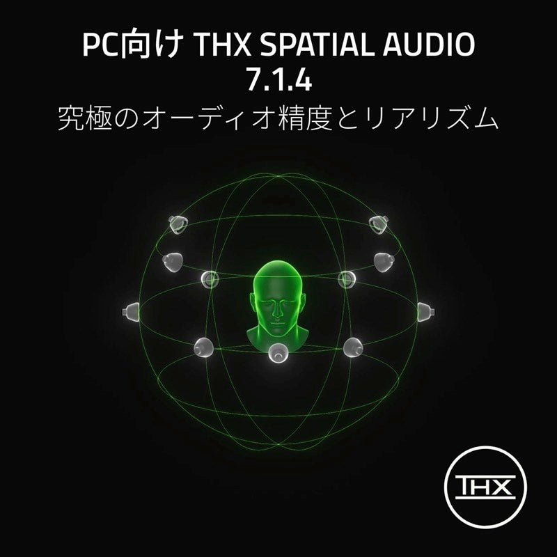 Razer Hammerhead V3 X HyperSpeed Bluetooth 5.3 ワイヤレスマルチプラットフォームゲーミングイヤフォン