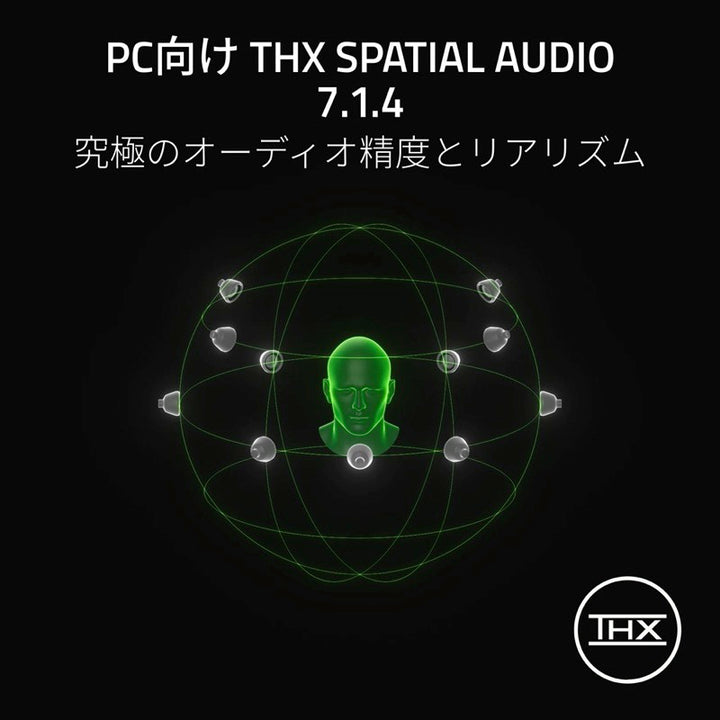 Razer Hammerhead V3 X HyperSpeed Bluetooth 5.3 ワイヤレスマルチプラットフォームゲーミングイヤフォン