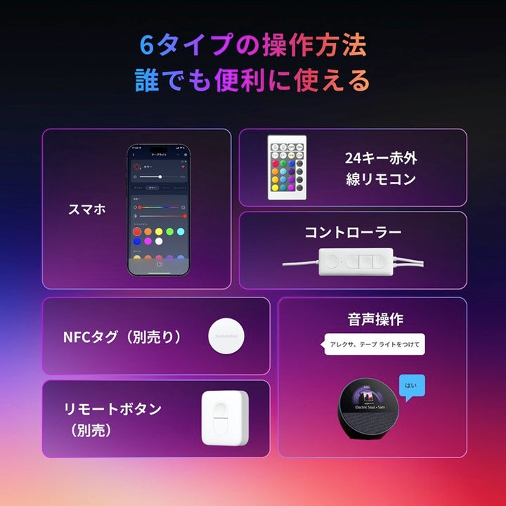 SwitchBot テープライト3 Matter対応 RGB / 電球色 / 昼光色 3in1