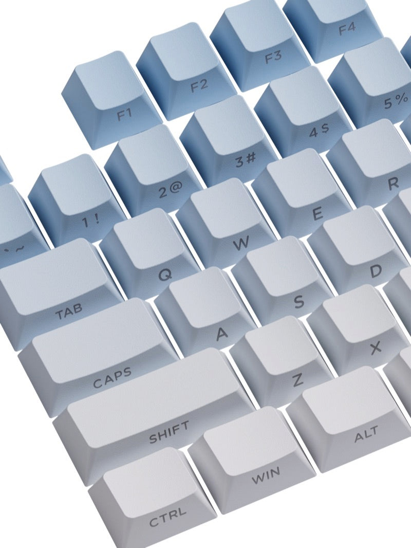 Akko グラデーション キーキャップセット 135キー 60/75/85/100% 光透過 サイドプリント
