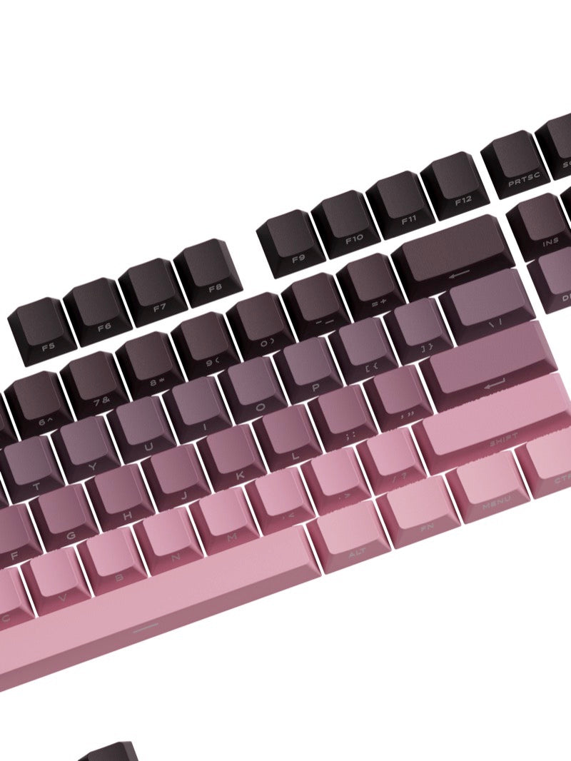 Akko グラデーション キーキャップセット 135キー 60/75/85/100% 光透過 サイドプリント