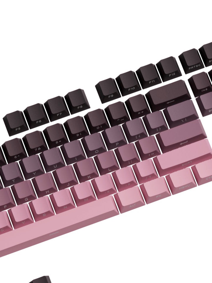 Akko グラデーション キーキャップセット 135キー 60/75/85/100% 光透過 サイドプリント